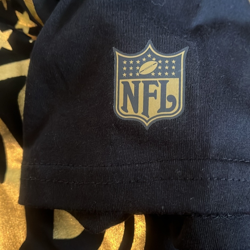 NFL Team Apparel Black & Golf T-Shirt with NFL Logo Size XL - Picture 4 of 8
